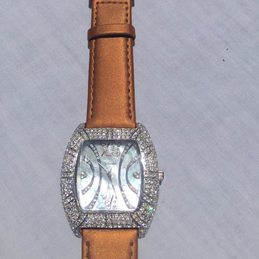 Schandra Copper Rhinestone Watch - Picture 5 of 5